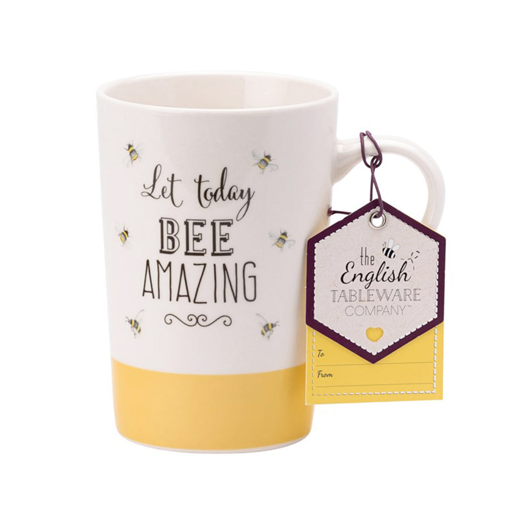 The English Tableware Company "Let Today Bee Amazing" Mug - Yellow