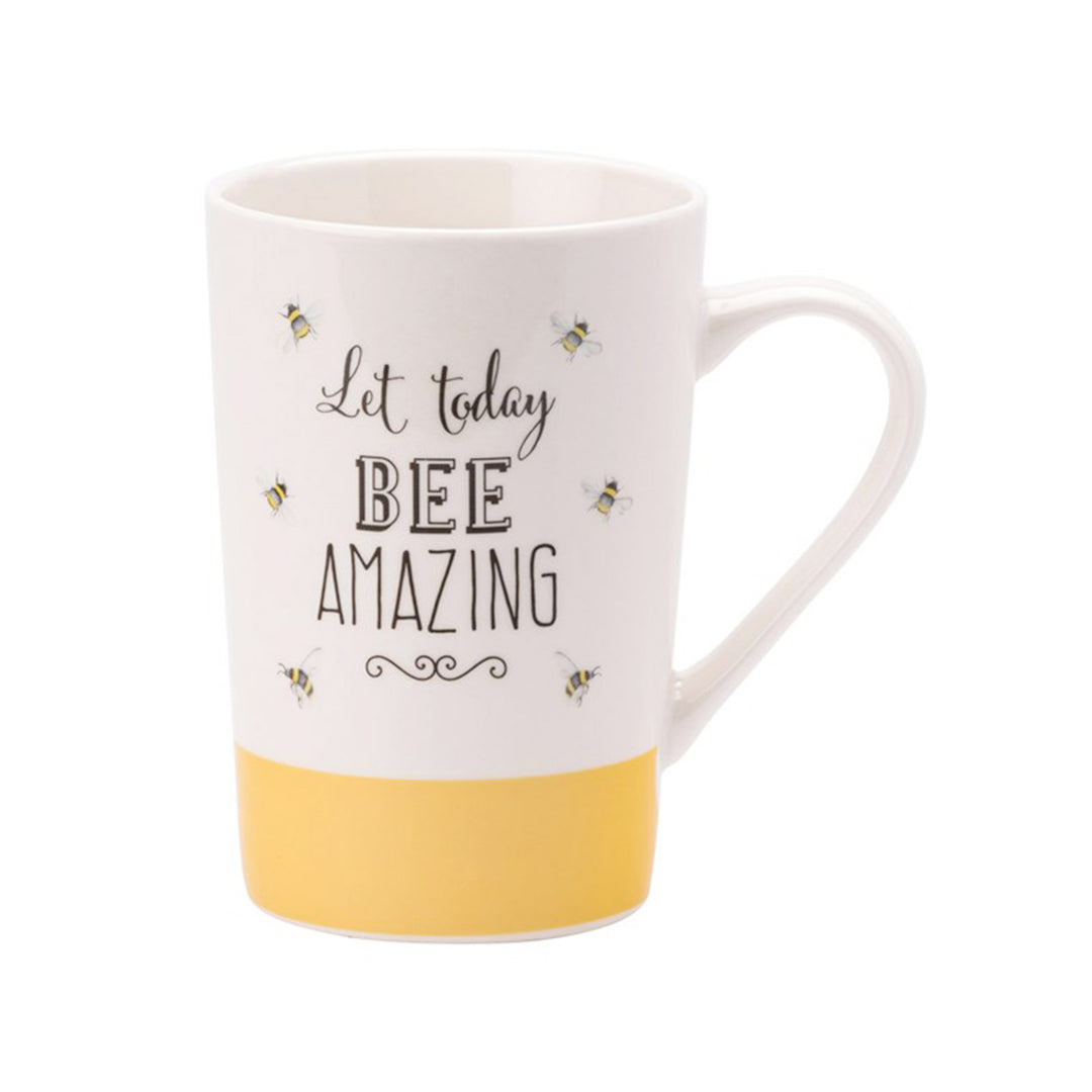 The English Tableware Company Bee Happy Mug Yellow Twinings