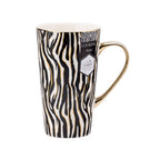 The English Tableware Company Looking Wild Set of 2 Mugs - Leopard & Zebra