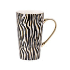 The English Tableware Company Looking Wild Set of 2 Mugs - Leopard & Zebra