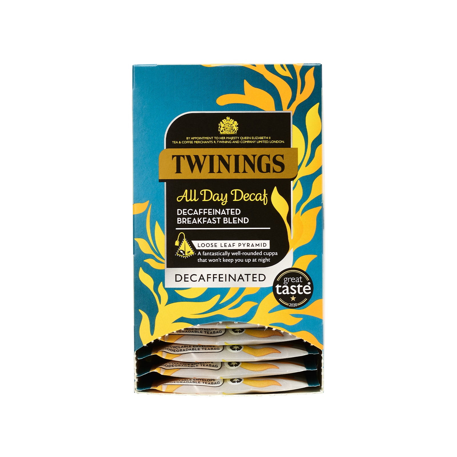 All Day Decaf - 15 Pyramid Bags (Individually Wrapped)