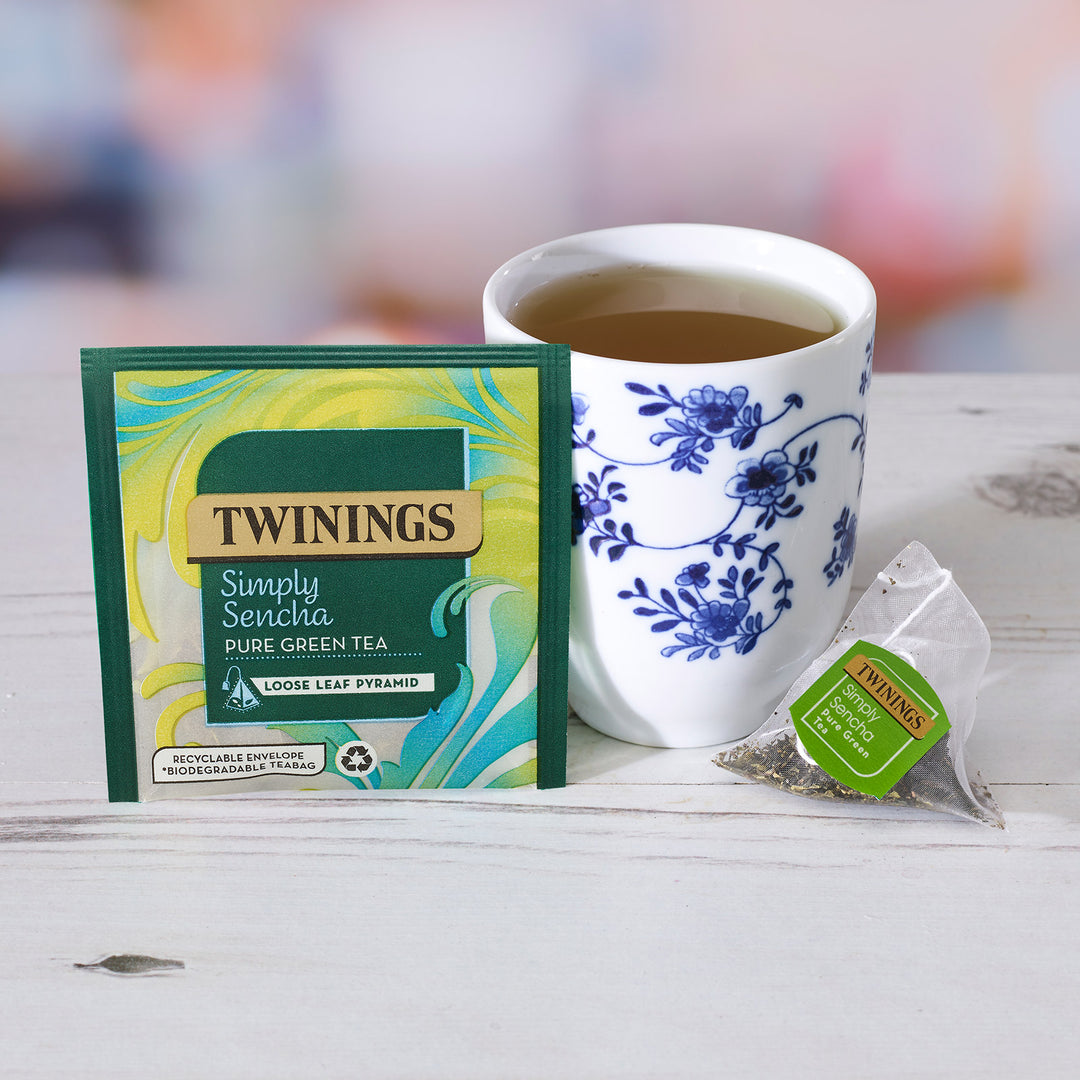Twinings Simply Sencha Green Tea Loose Leaf Pyramid - Single Envelope